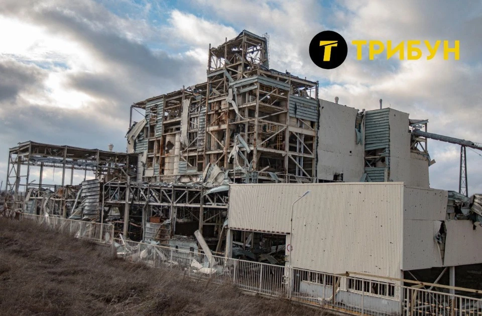 Такий вигляд має завод Knauf Донбасс у Соледарі.