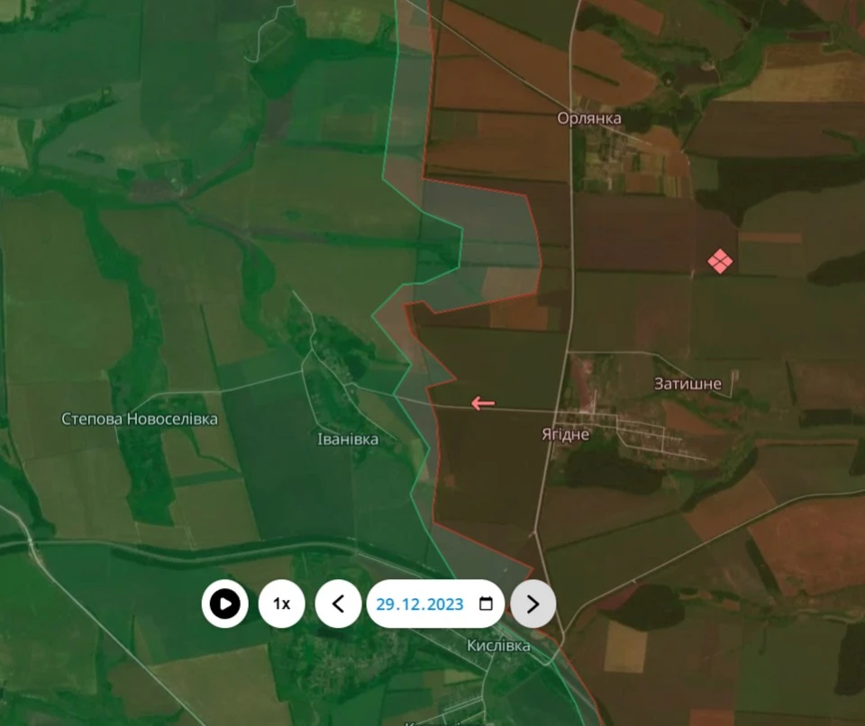 Обстановка на фронті біля Іванівки Луганської області