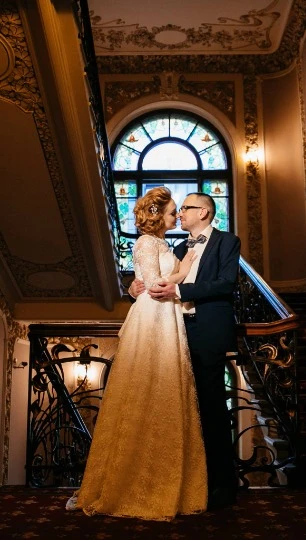 Костянтин Скоркін з дружиною