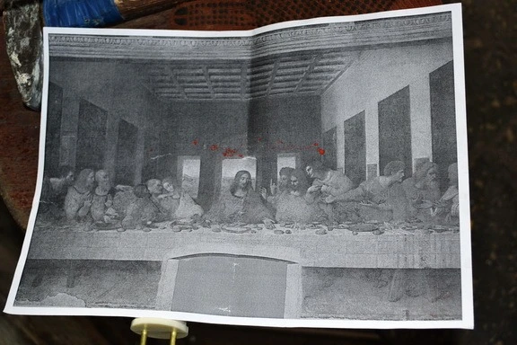 акція “Тайна вечеря по-луганськи”