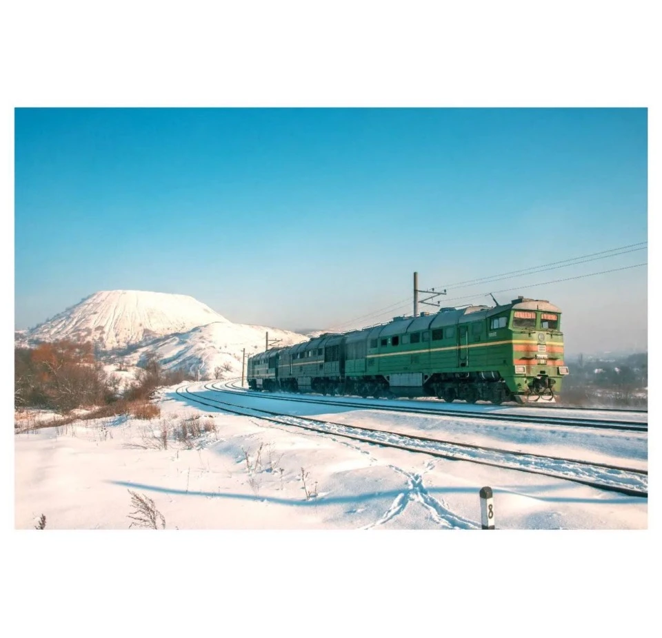 Потяг у Лисичанську. Фото: Микола Олексієнко