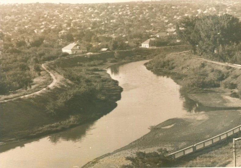 Схили річки Лугань, приблизно 1965-1975/автор фото: Фроліков А. Г.