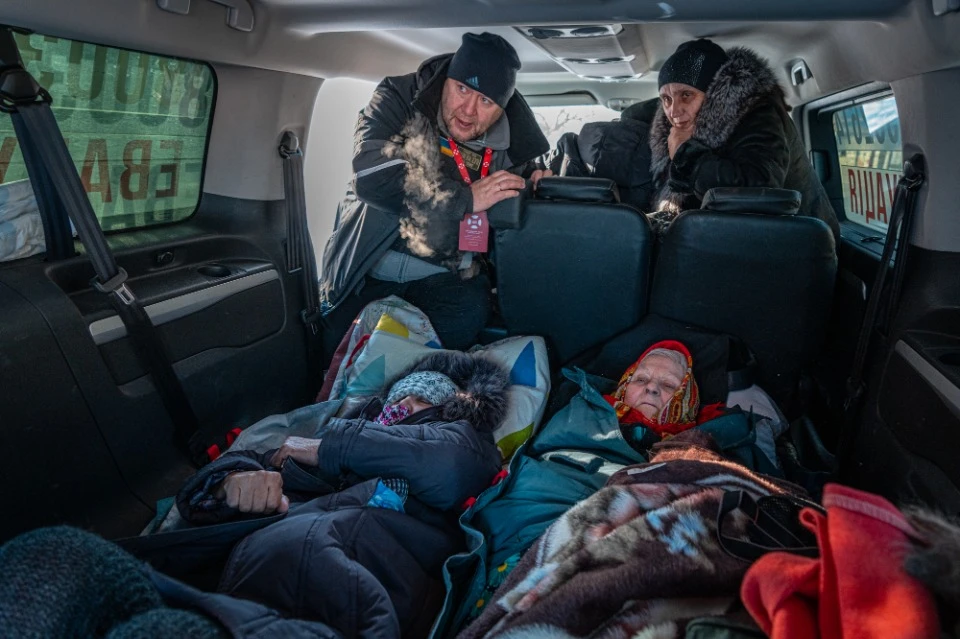 евакуація з Донеччини