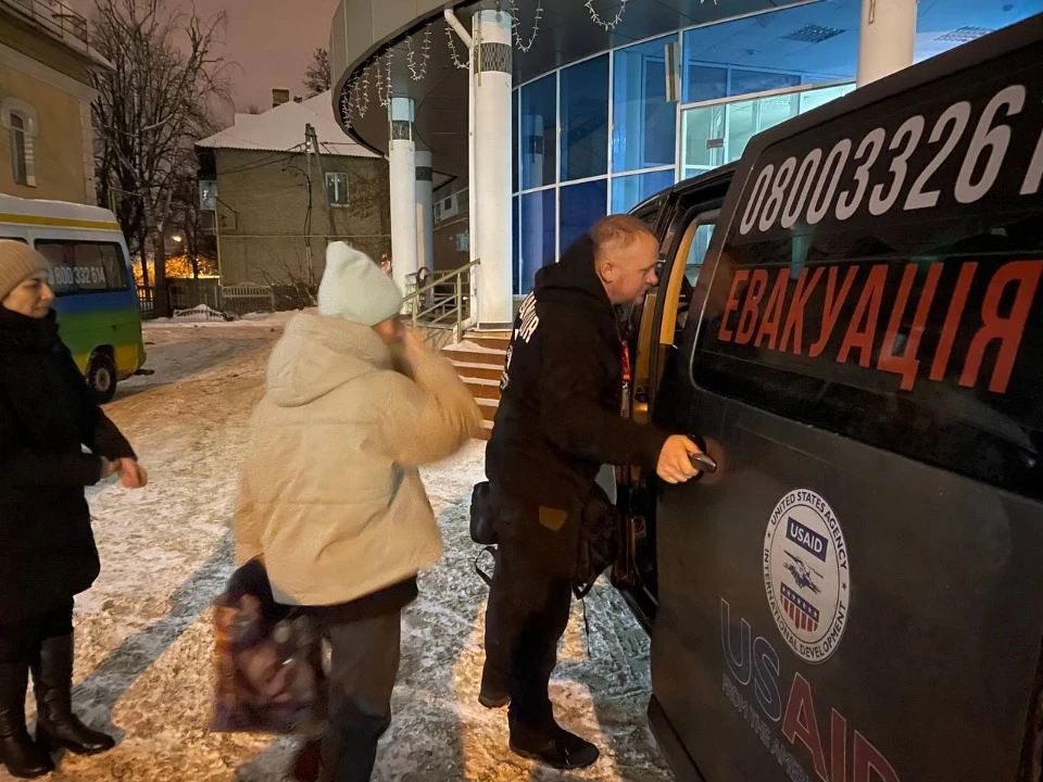 Эвакуация через коридор в Сумской области, Схід SOS