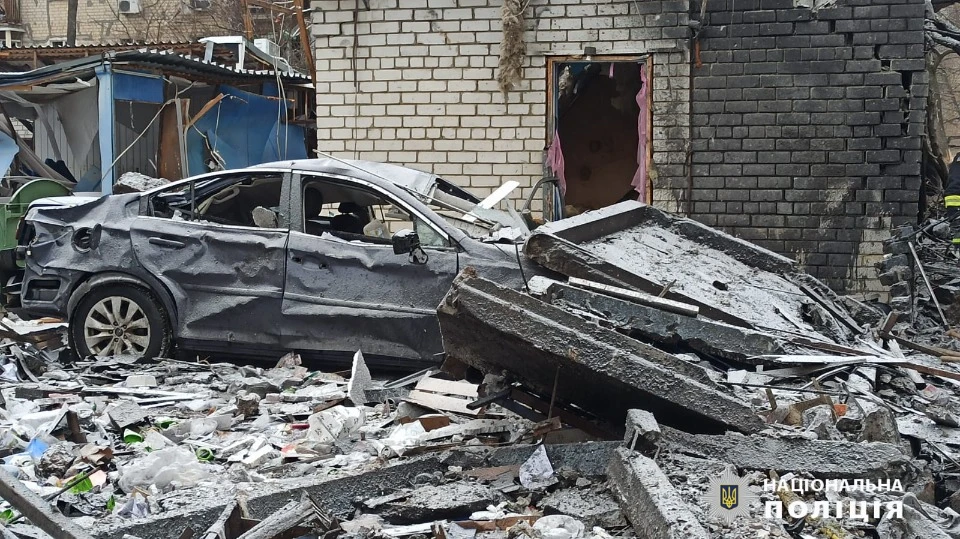 Удар по Харкову. Фото Нацполіції
