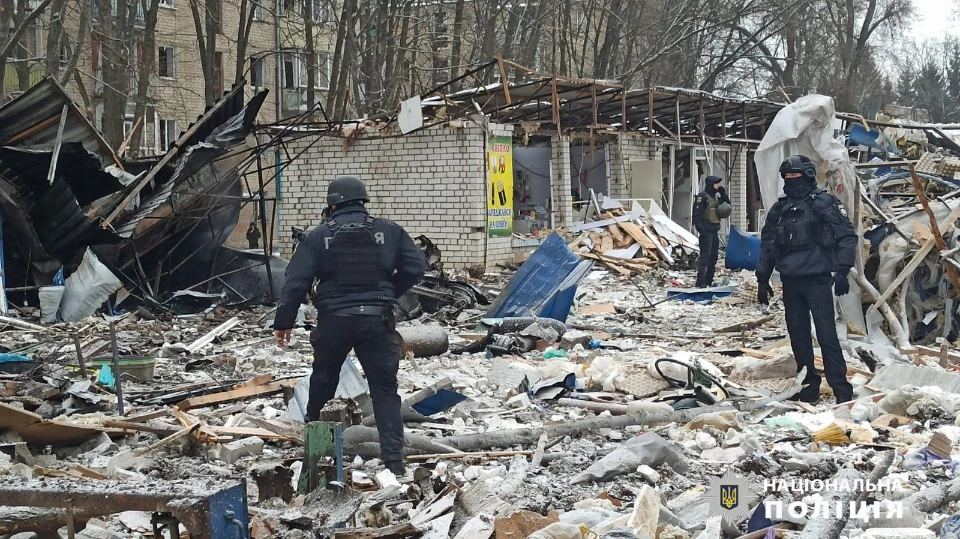 Удар по Харкову. Фото Нацполіції