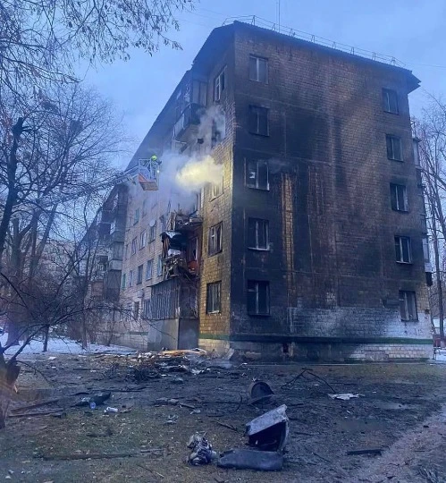 Ракетний удар по Києву