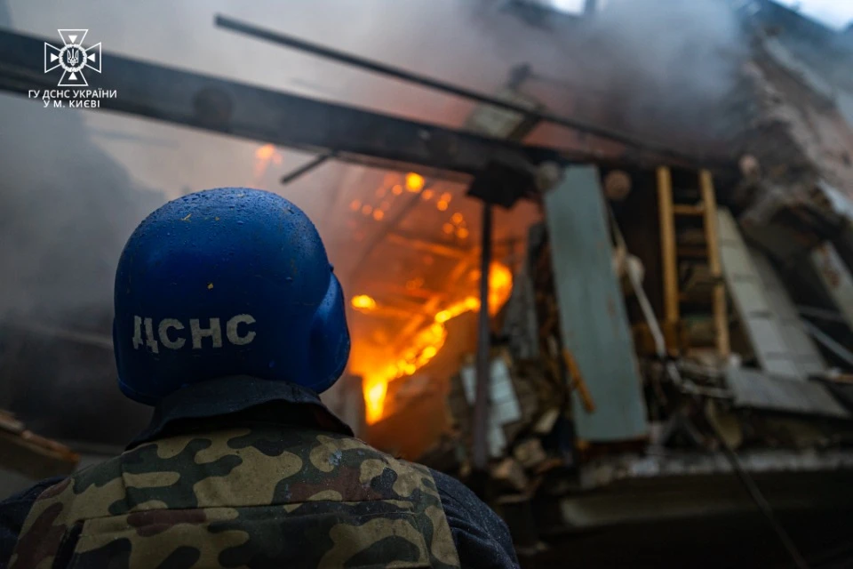 Ракетний удар по Києву