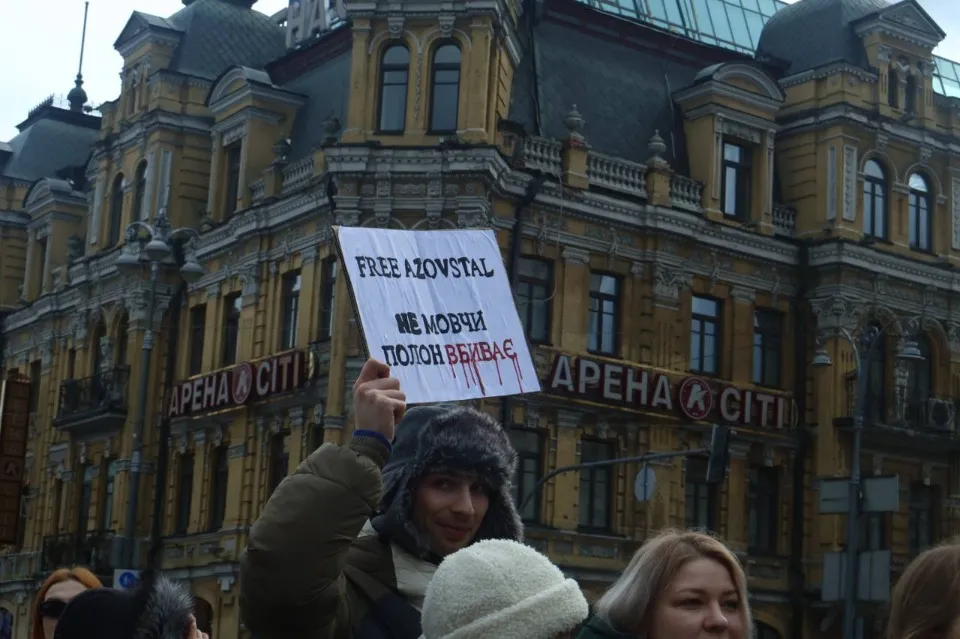 Акція Не мовчи. Полон вбиває в Києві