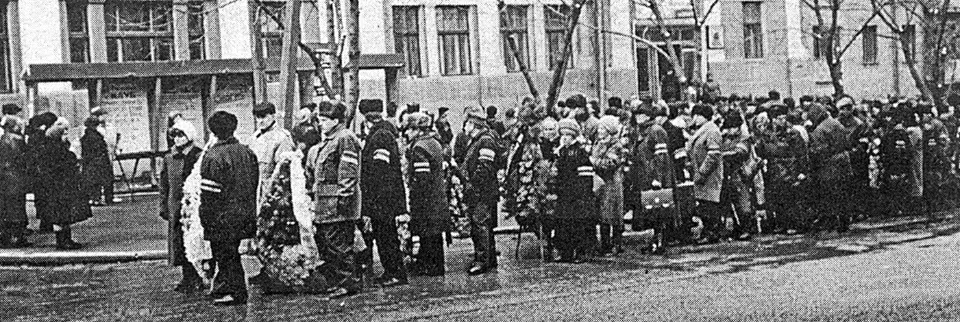 Похорони Петра Шевченка-Біливоди в Луганську