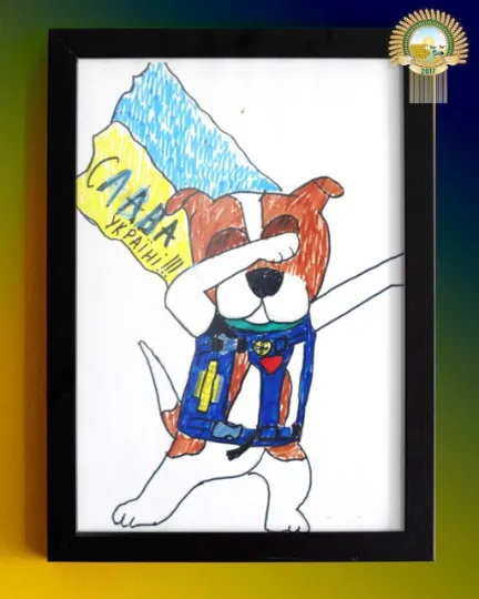 Малюнки дітей-ВПО для українських воїнів