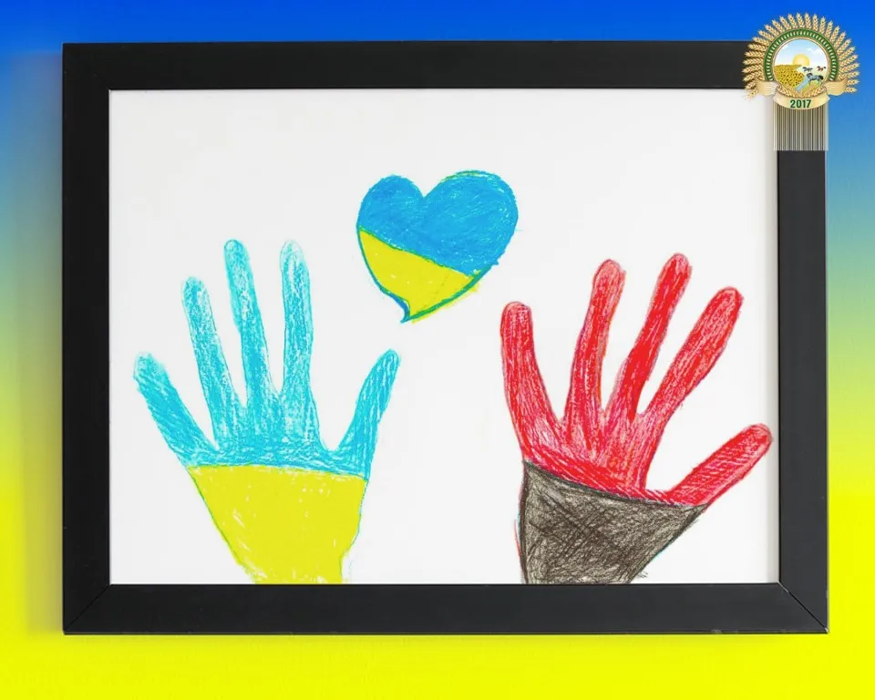 Малюнки дітей-ВПО для українських воїнів