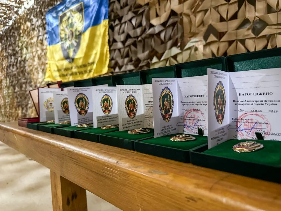 Нагородження бійців Луганського прикордонного загону