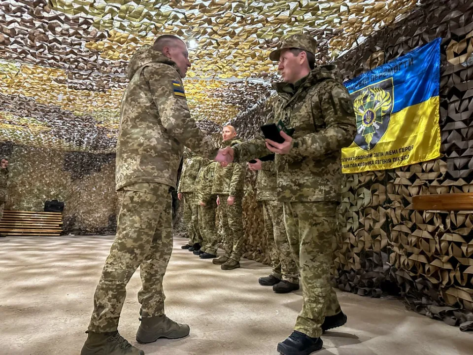 Нагородження бійців Луганського прикордонного загону