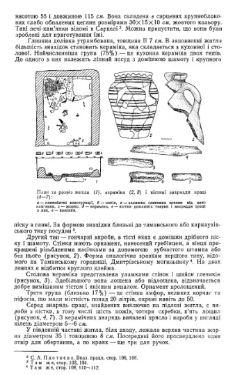 Ще одним життєстверджувальним доказом є житло салтівської культури на річці Деркул. 