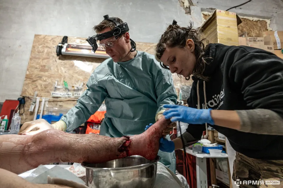 робота стабілізаційного пункту біля Авдіївки