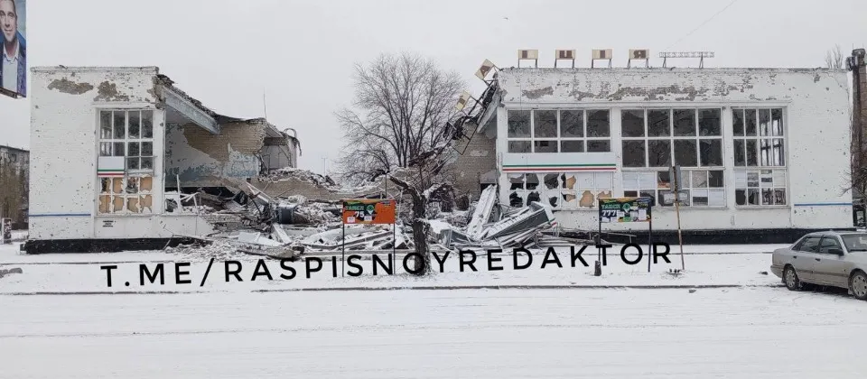 Окуповане Рубіжне будівля автостанції