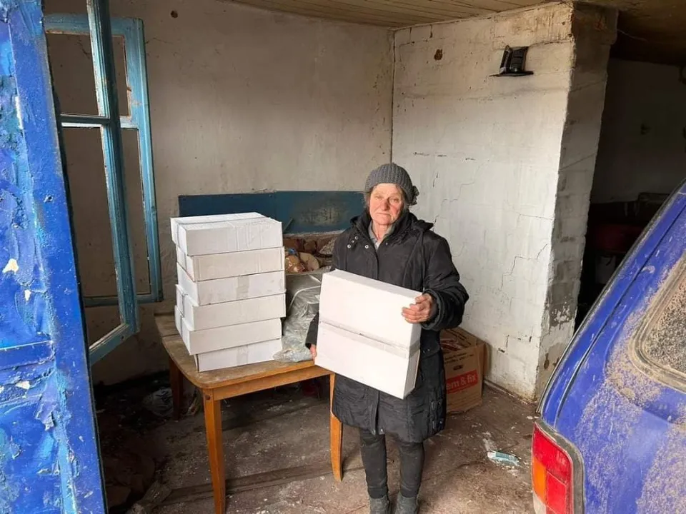 Пані Олена, мешканка Макіївки на Луганщині