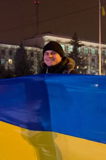 прапор луганський євромайдан Максим Радуш