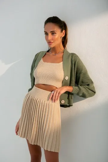 Спідниці плісе