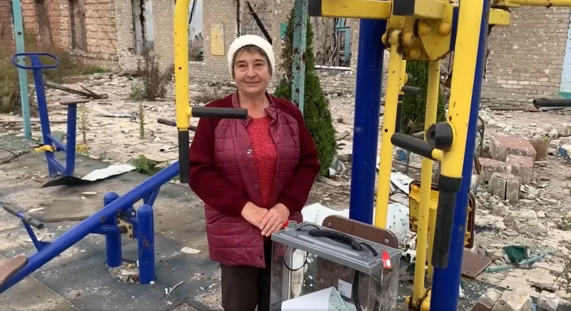 В Попасній голосують на руїнах