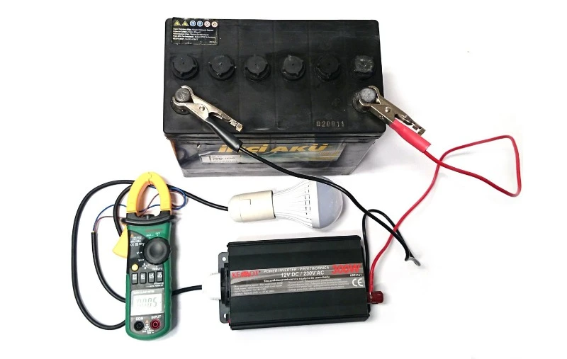 Автомобильный аккумулятор + инвертор