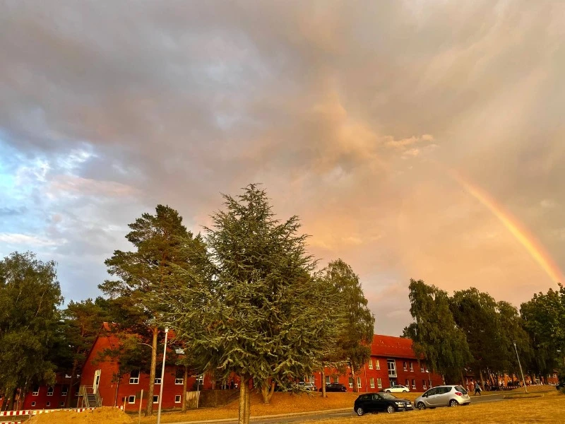 Табір для біженців в громаді Боштедт (фото Трибуну)