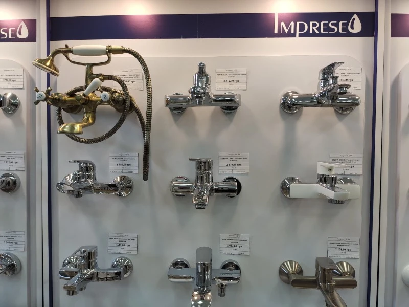 Ассортимент смесителей Imprese