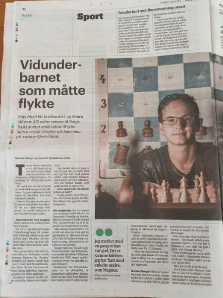 Норвезікі ЗМІ про Семена Мітусова