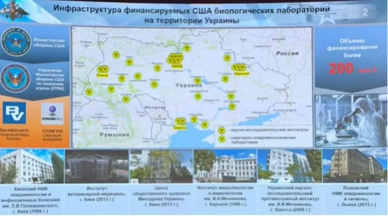 US and NATO military facilities were created in Ukraine under the guise of biolaboratories